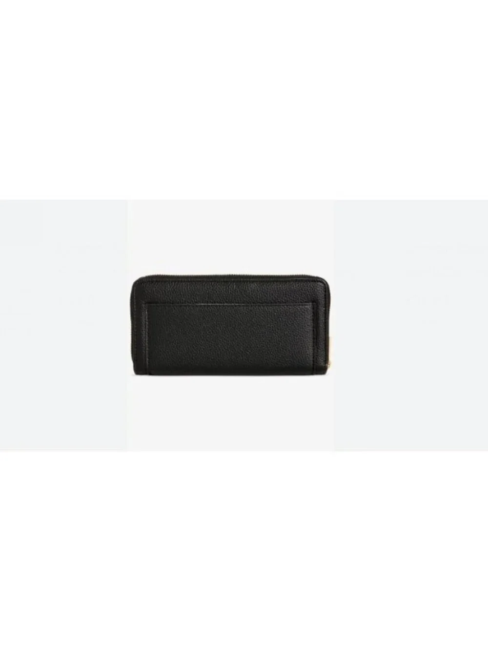 On 34th Angii faux-leather zip around women's large continental wallet - Black